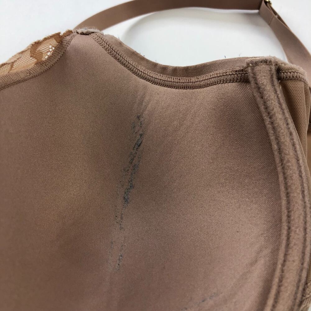 Natori Bra 34D T Shirt Refined Contour Underwired Lace Strap Brown 7313219 - Picture 8 of 13